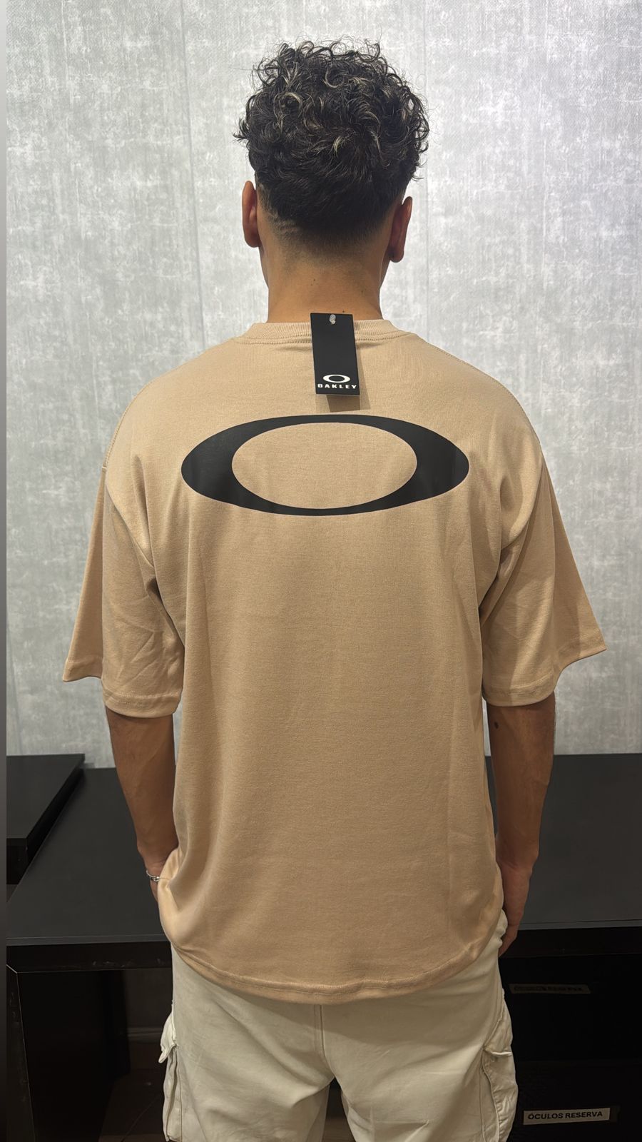 Camiseta Oversized Icon Marrom