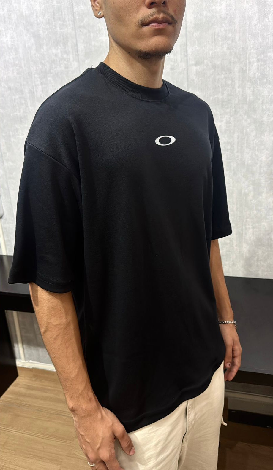 Camiseta Oversized Icon Preto